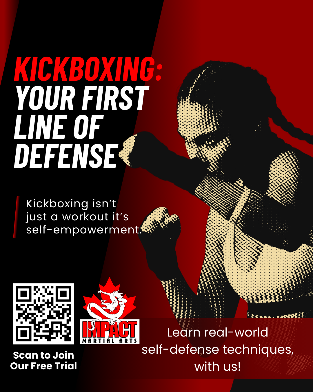 Impact Martial Arts Facebook ad