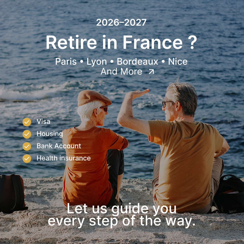 Expat Services France / Relocation / Homestays Facebook ad: Your French retirement, fully handled for 2026 or 2027!