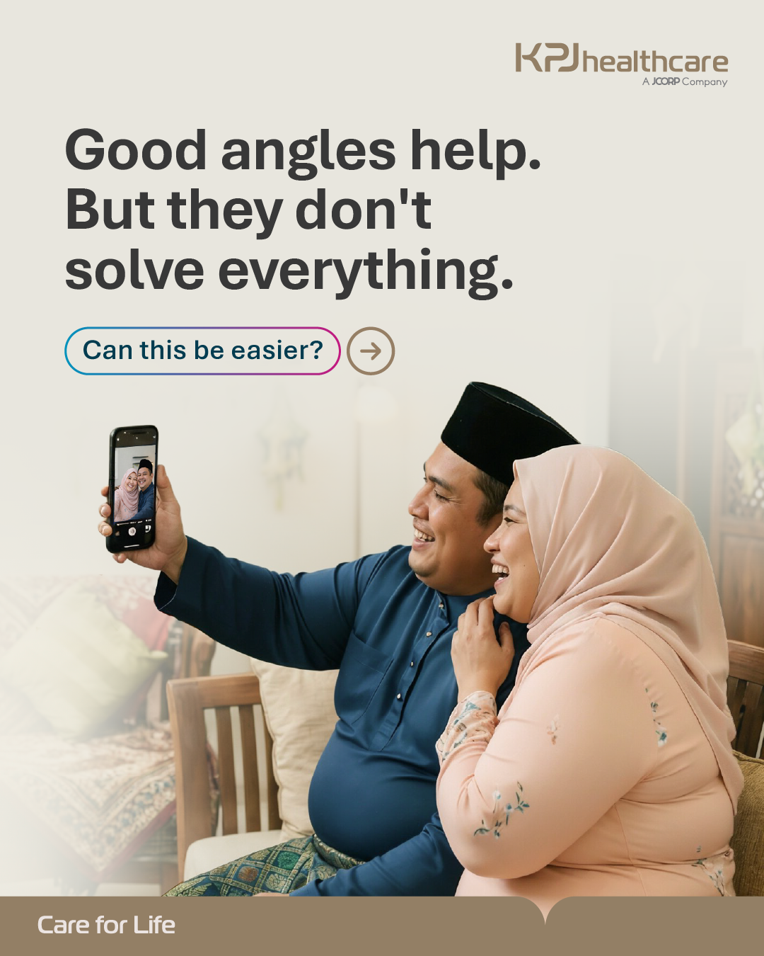 KPJ Healthcare Berhad Facebook ad: Looking good in photos feels great, but feeling…