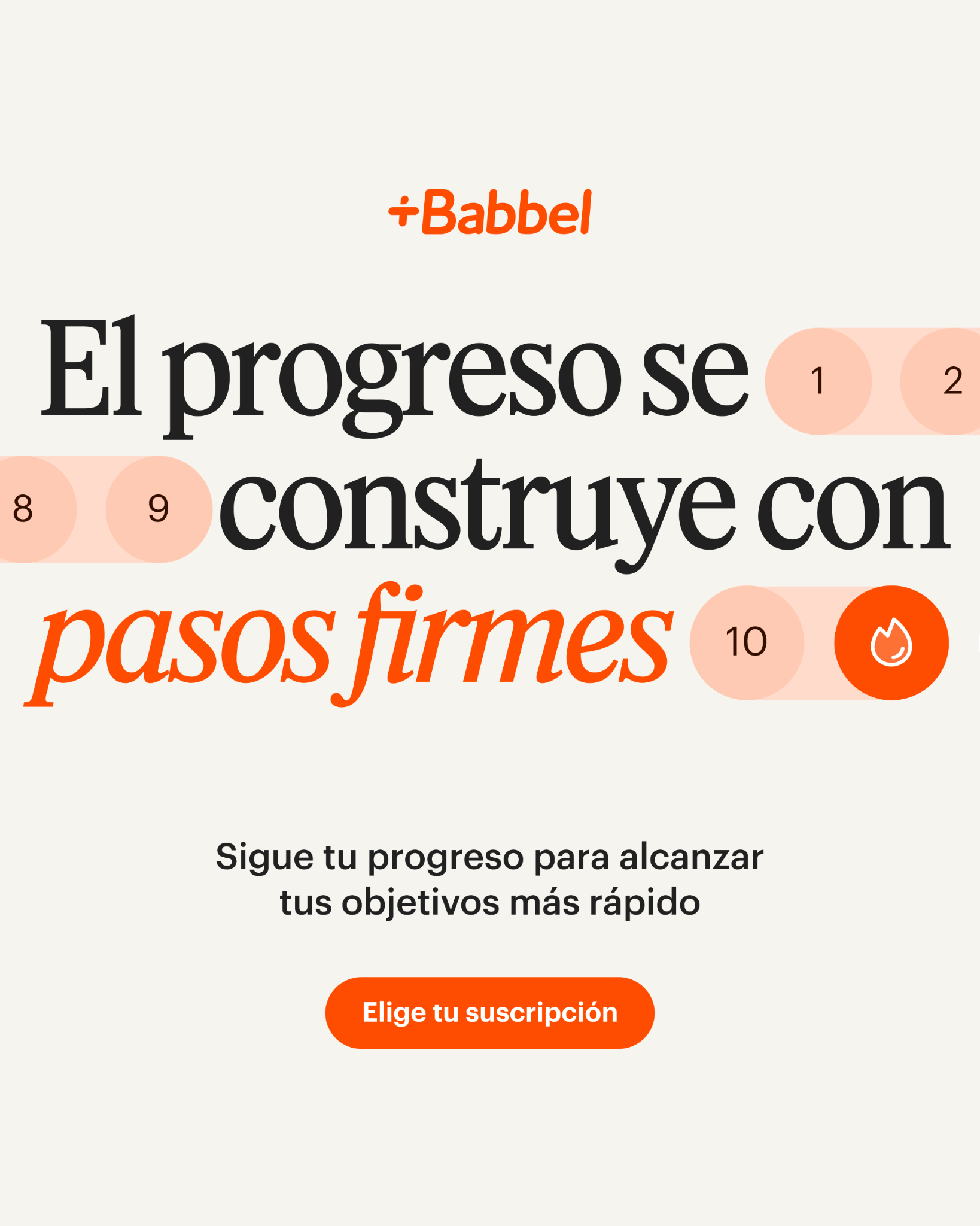 Babbel Facebook ad