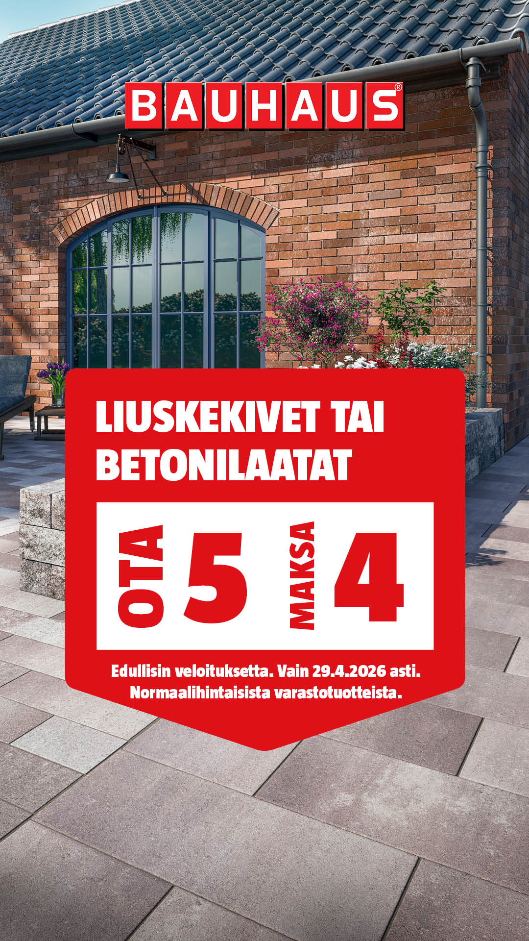 BAUHAUS Suomi Facebook ad