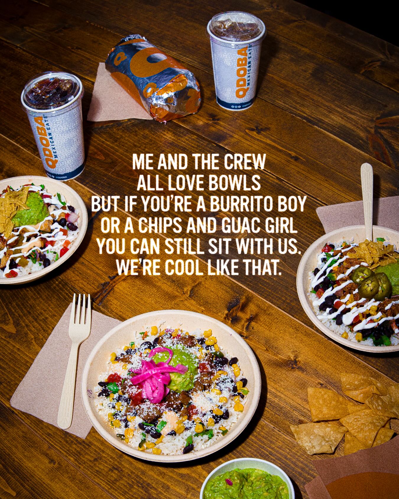 QDOBA Facebook ad