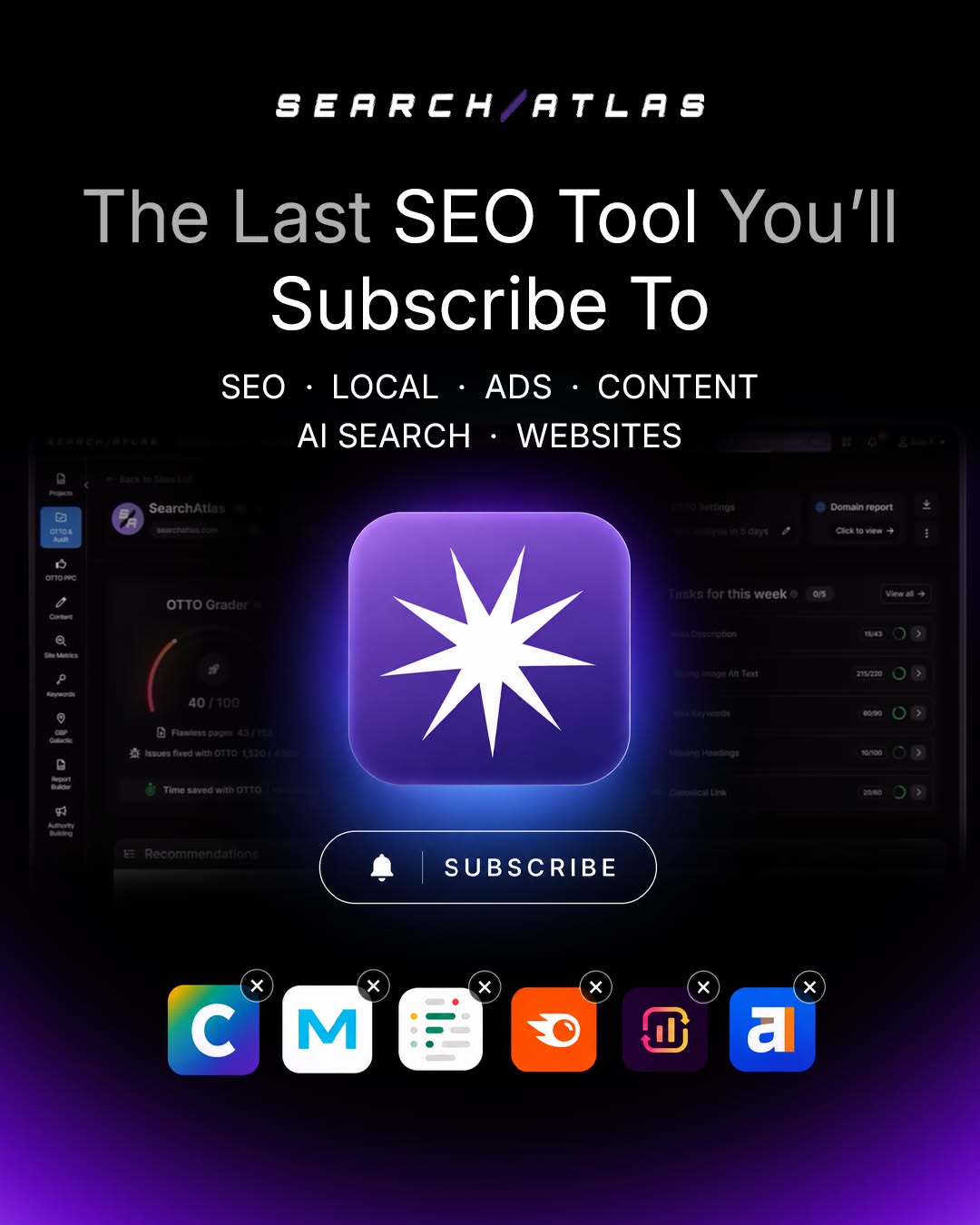 Search Atlas Facebook ad