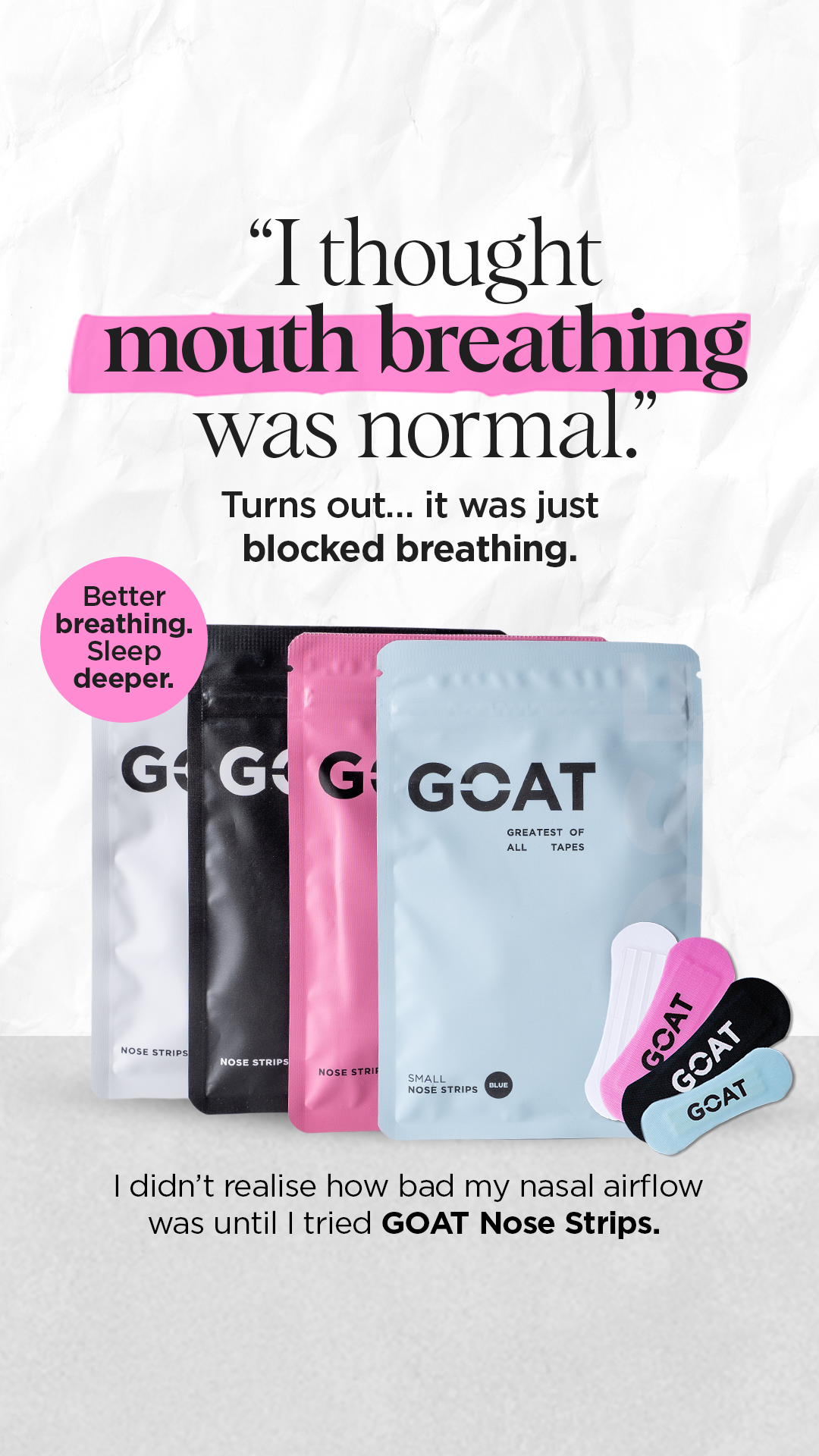 The GOAT  Facebook ad