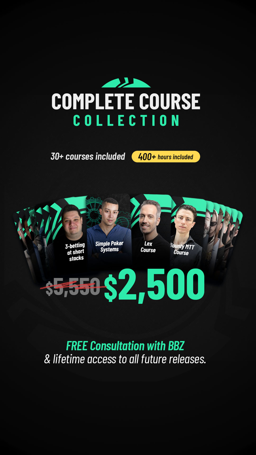 BBZPoker Facebook ad: Trouble choosing? Own it all!