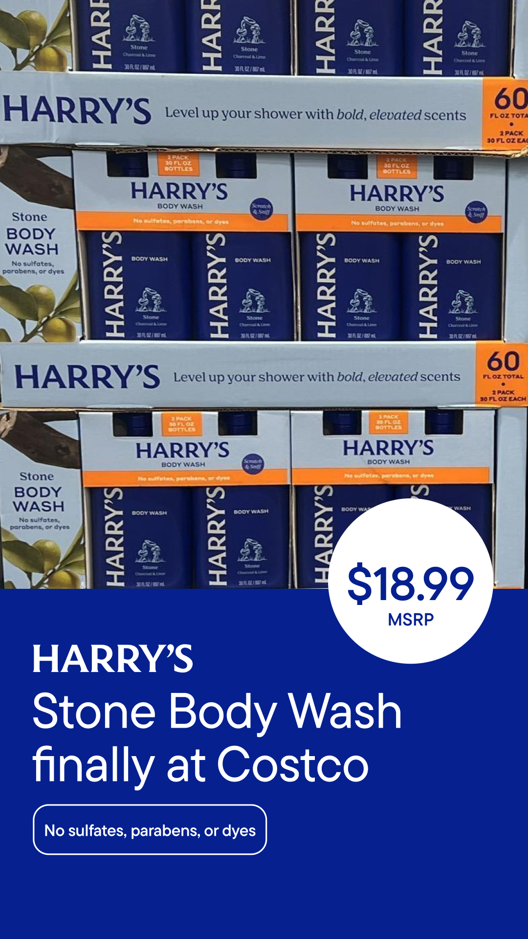Harry's Facebook ad