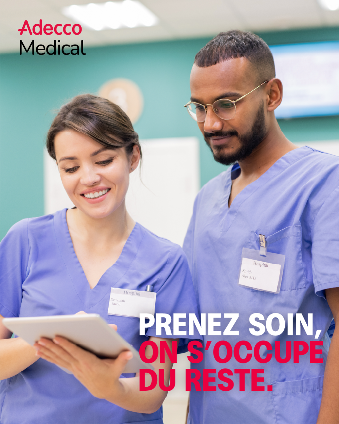 Adecco Medical Facebook ad: Infirmier h/f