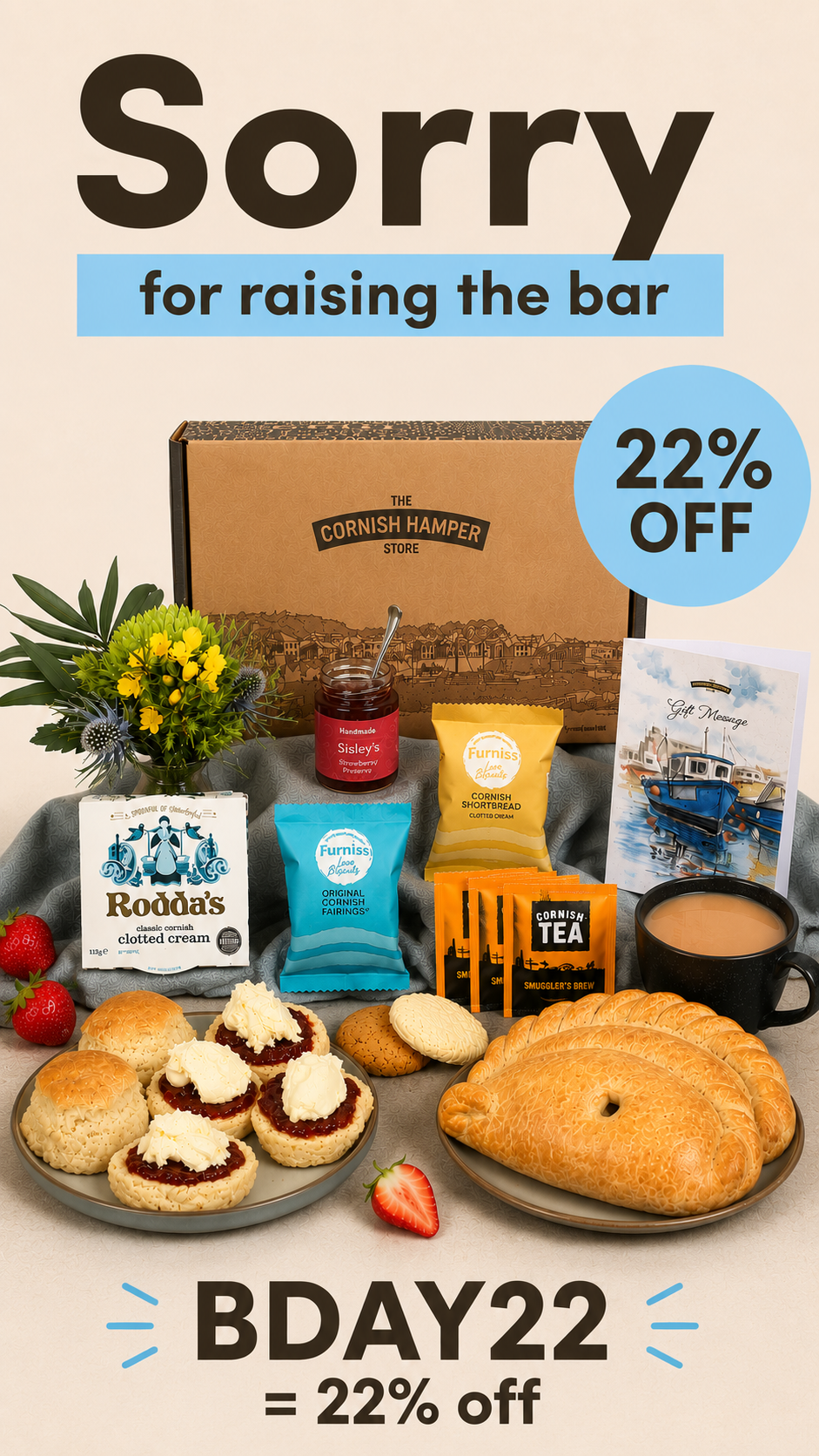 The Cornish Hamper Store Facebook ad
