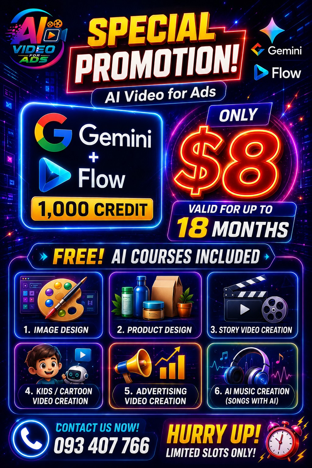 AI Video for Ads Facebook ad: តម្លៃពិសេស ត្រឹមតែ $8