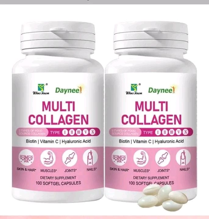 Lopez's Health and Beauty Facebook ad: MULTI MARINE COLLAGEN PEPTIDE CAPSULES WITH BIOTIN…