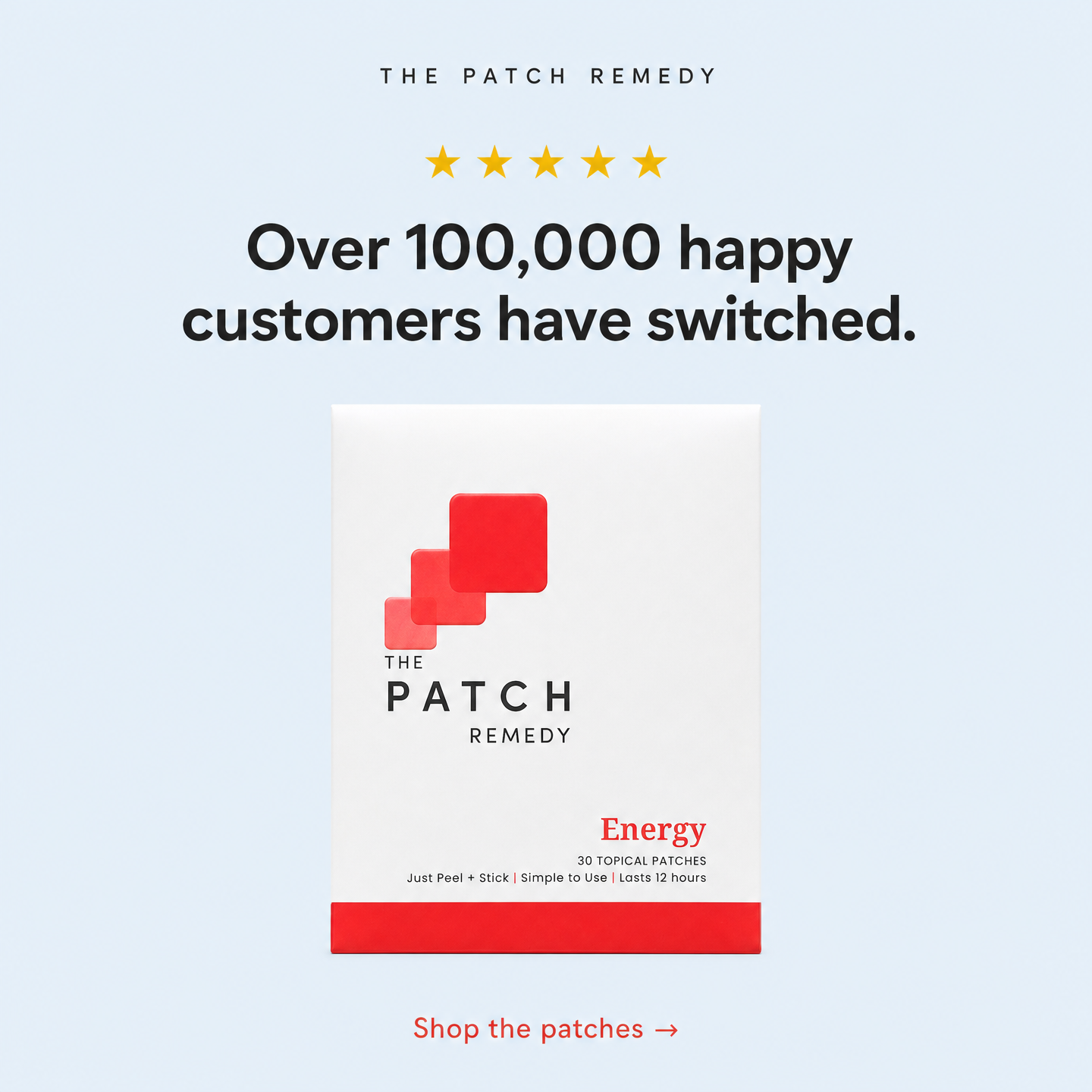 The Patch Remedy Facebook ad