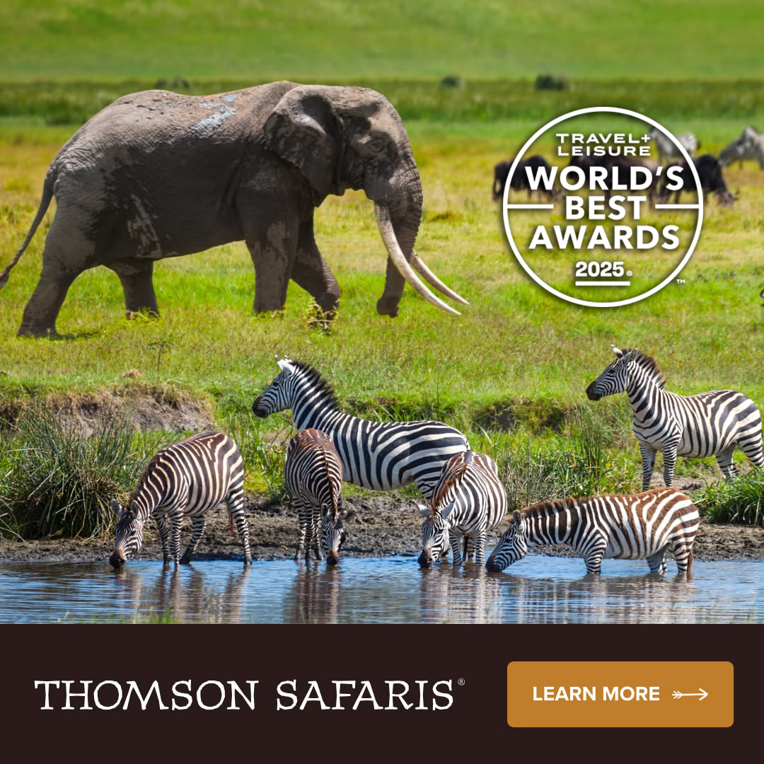 Thomson Safaris Facebook ad from May 27, 2026