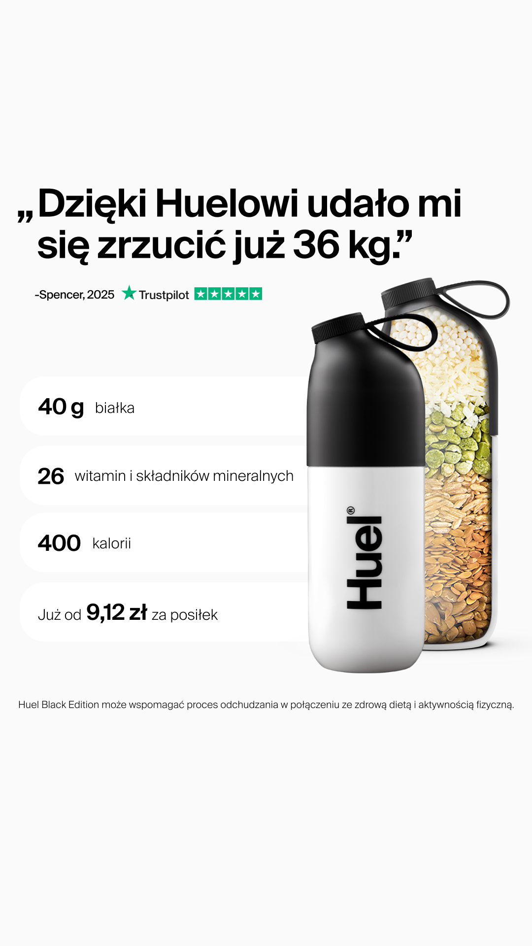 Huel Facebook ad
