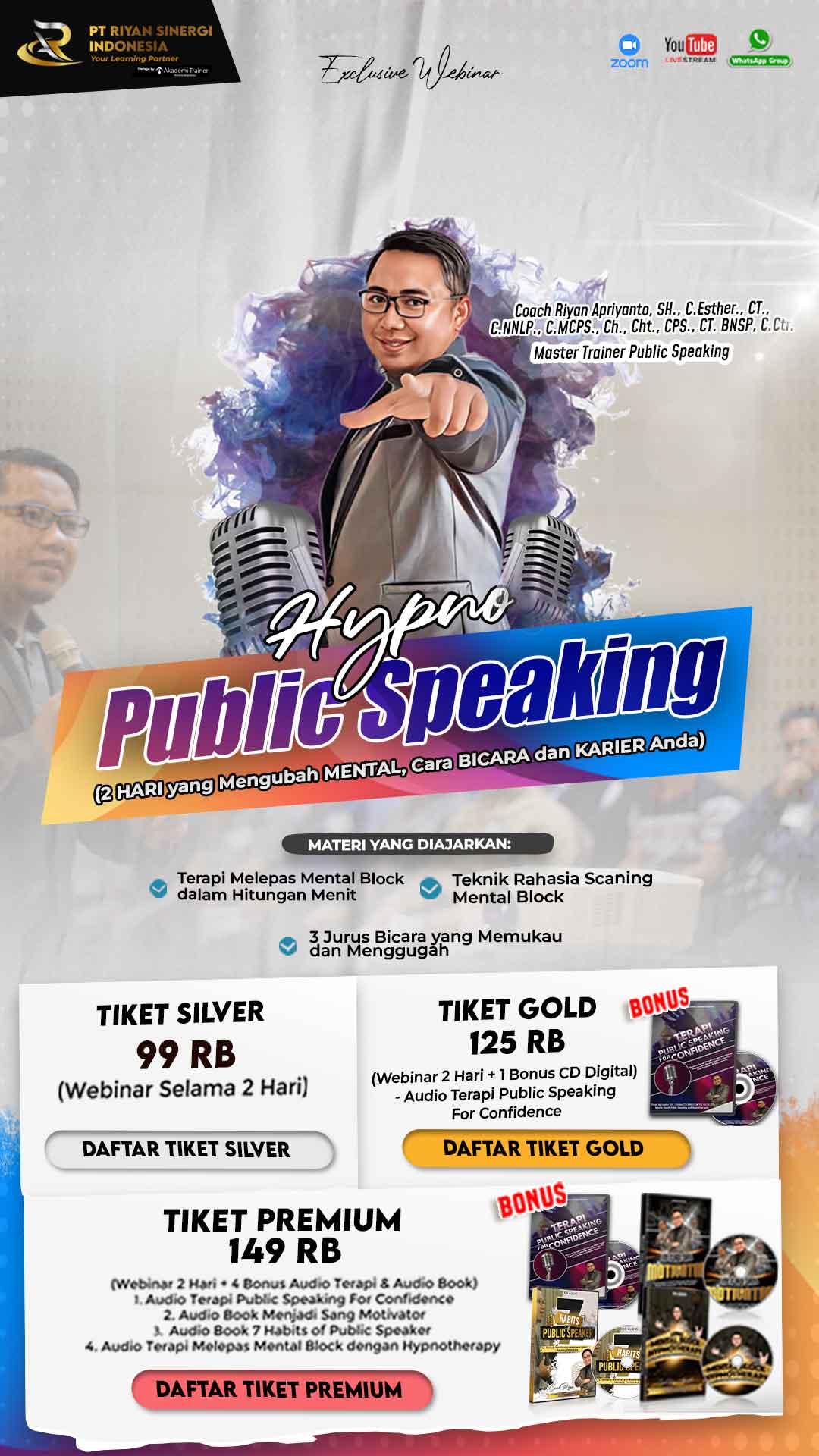 Riyan Apriyanto Pelatih Public Speaking Facebook ad