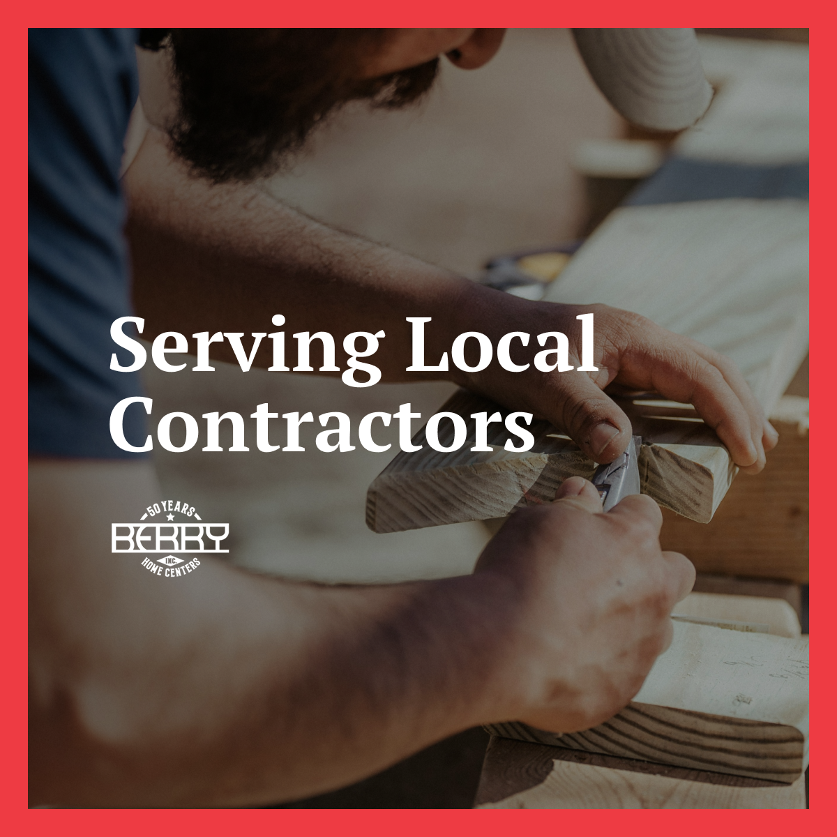 Berry Home Centers Facebook ad: Partner With Us