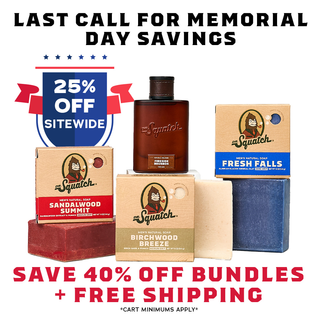 Dr. Squatch Facebook ad