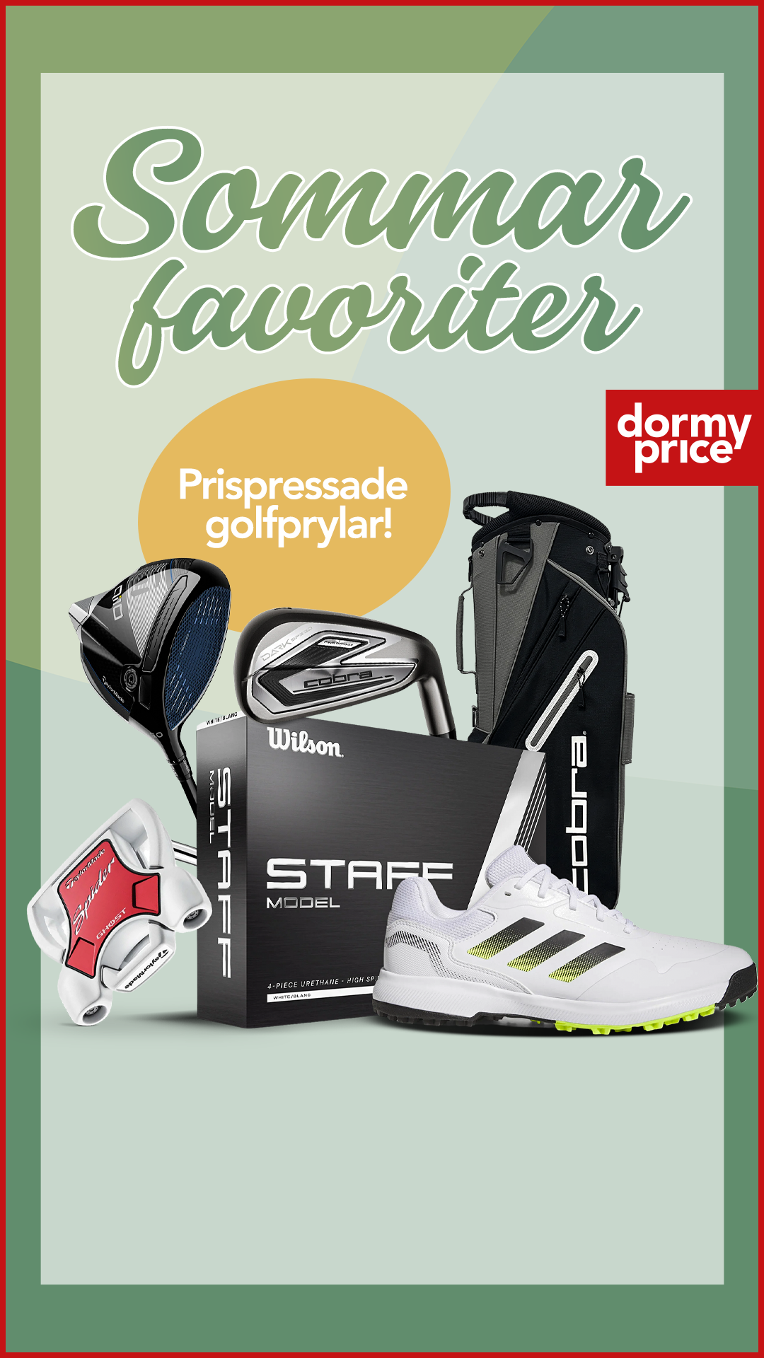Dormy Golf Facebook ad
