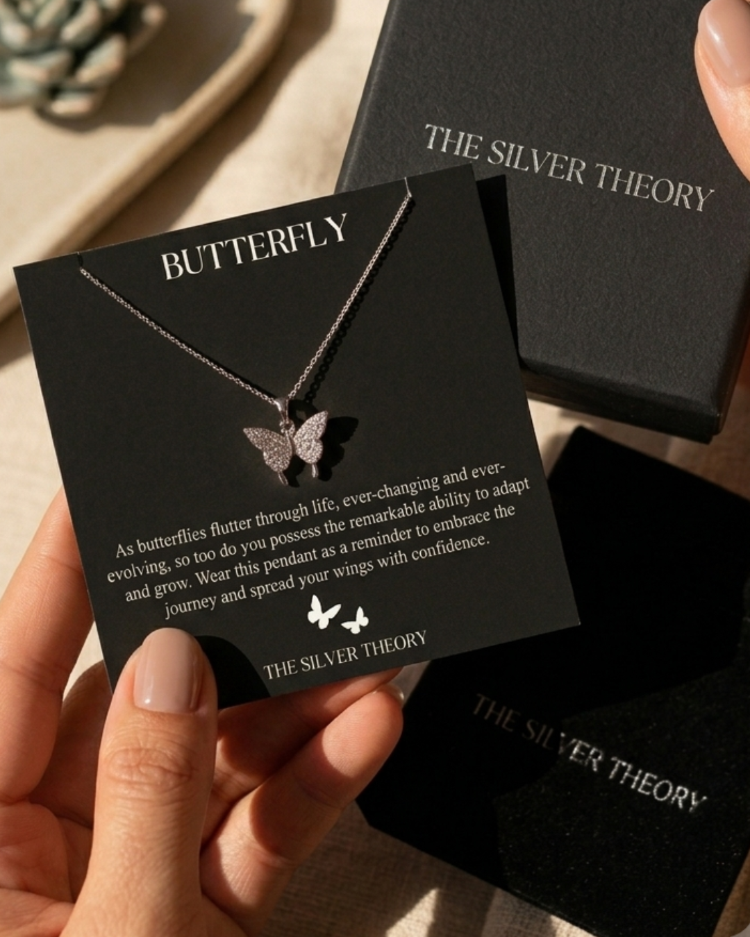 The Silver Theory Facebook ad: More Than Jewelry. A Meaningful Gift