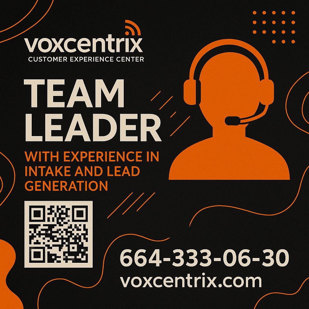 Voxcentrix Facebook ad: Now Hiring