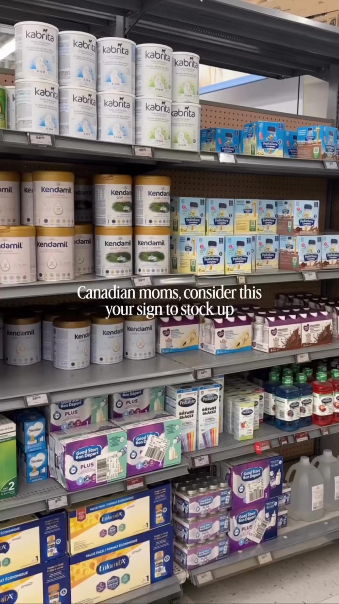 Kendamil Canada Facebook ad: Find Kendamil at Walmart