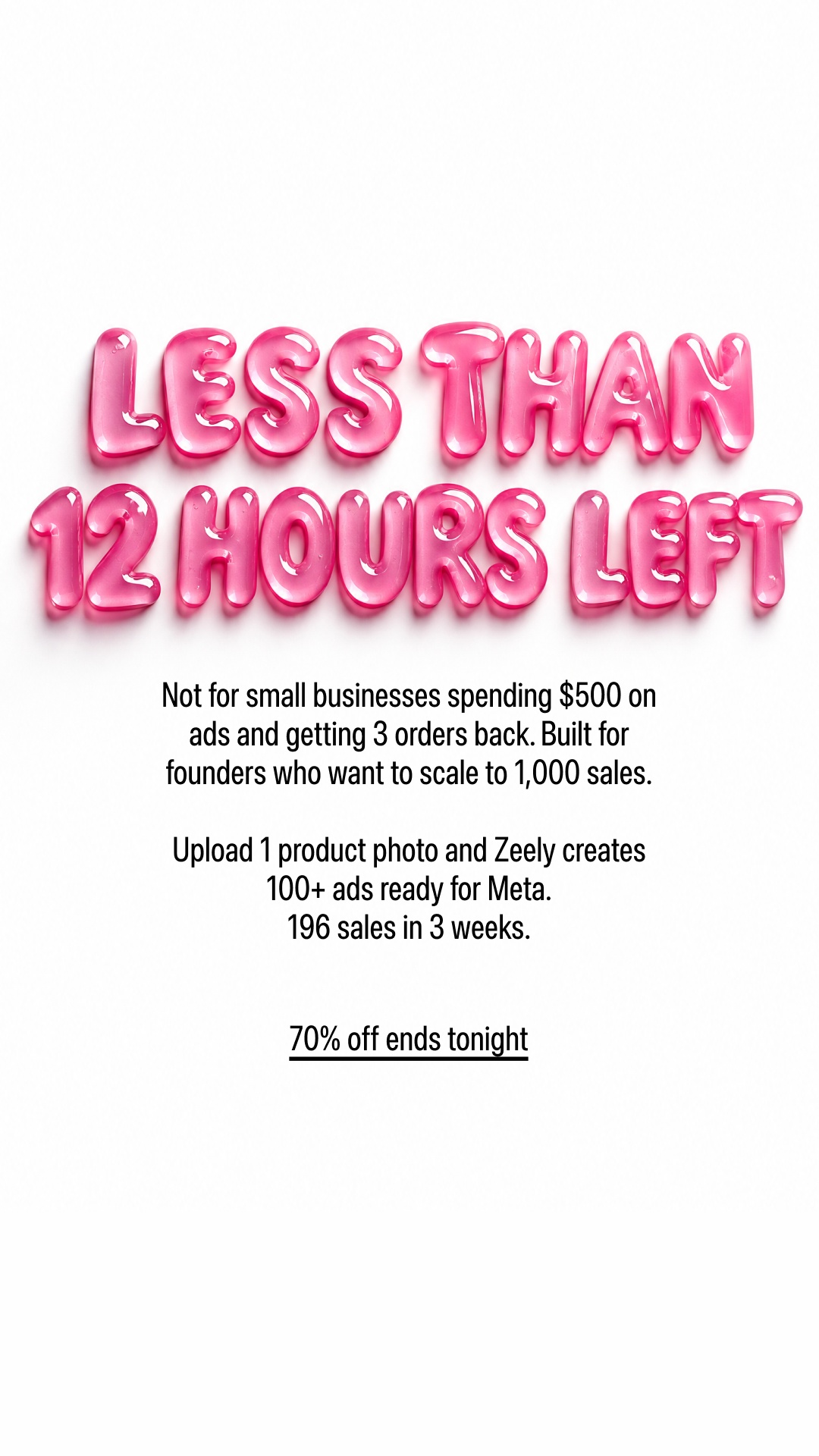 Zeely Facebook ad