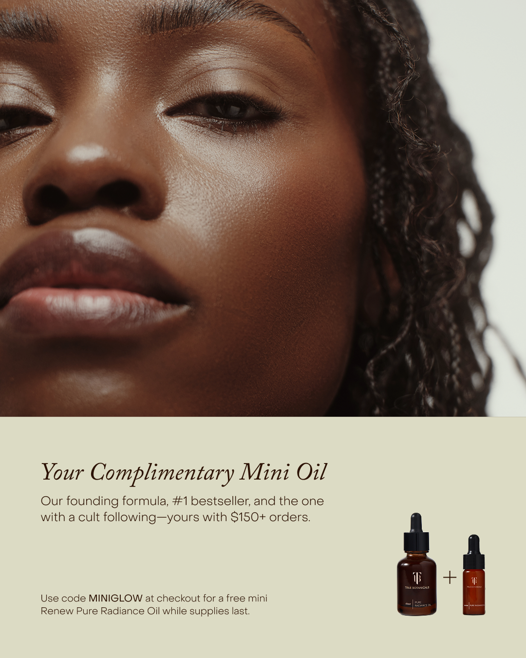 True Botanicals Facebook ad