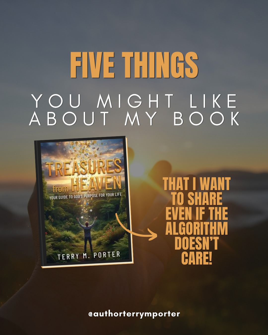 Author Terry M. Porter Facebook ad: 5 THINGS YOU MIGHT LIKE ABOUT MY BOOK