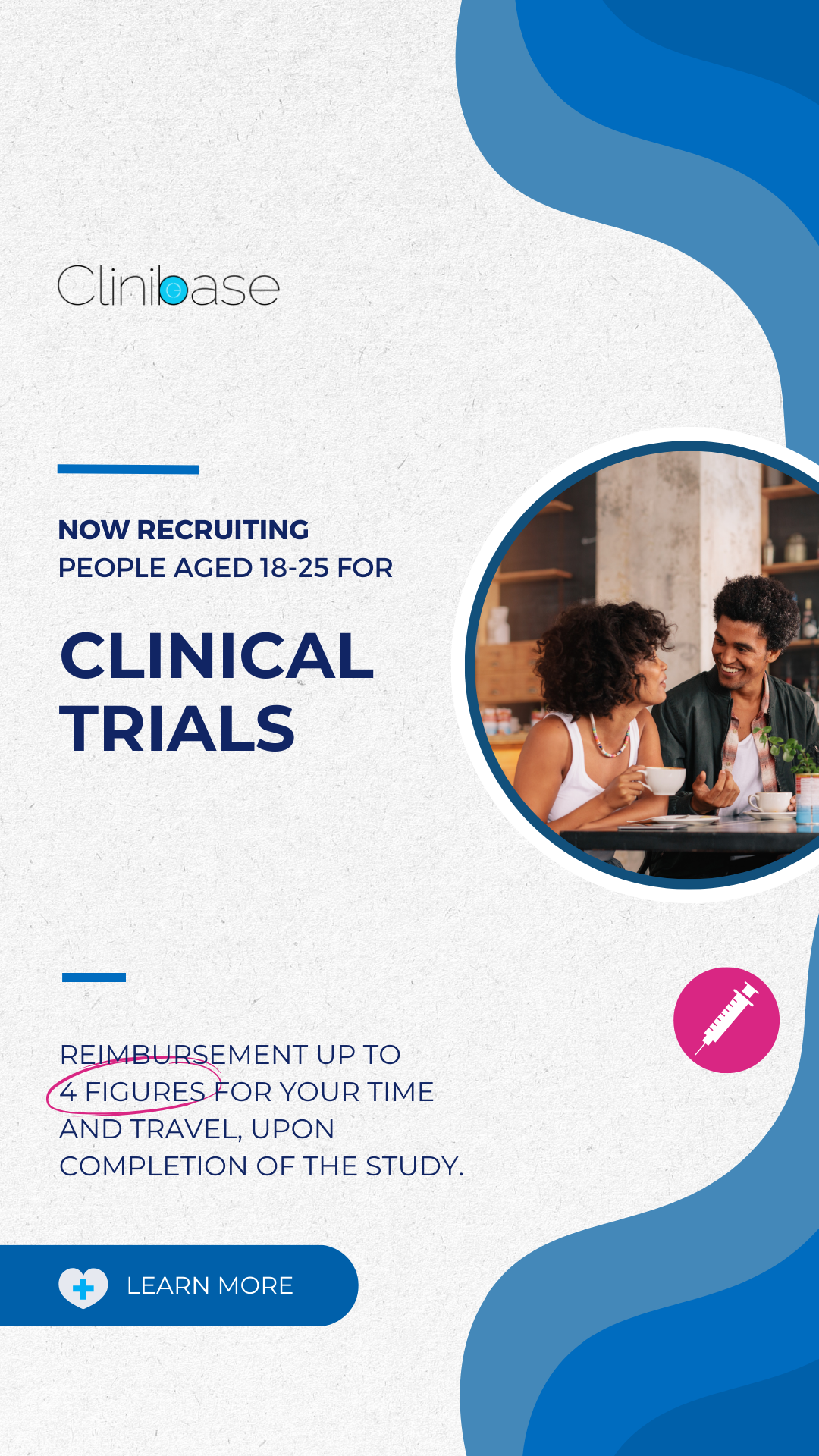 Clinibase Recruitment Facebook ad