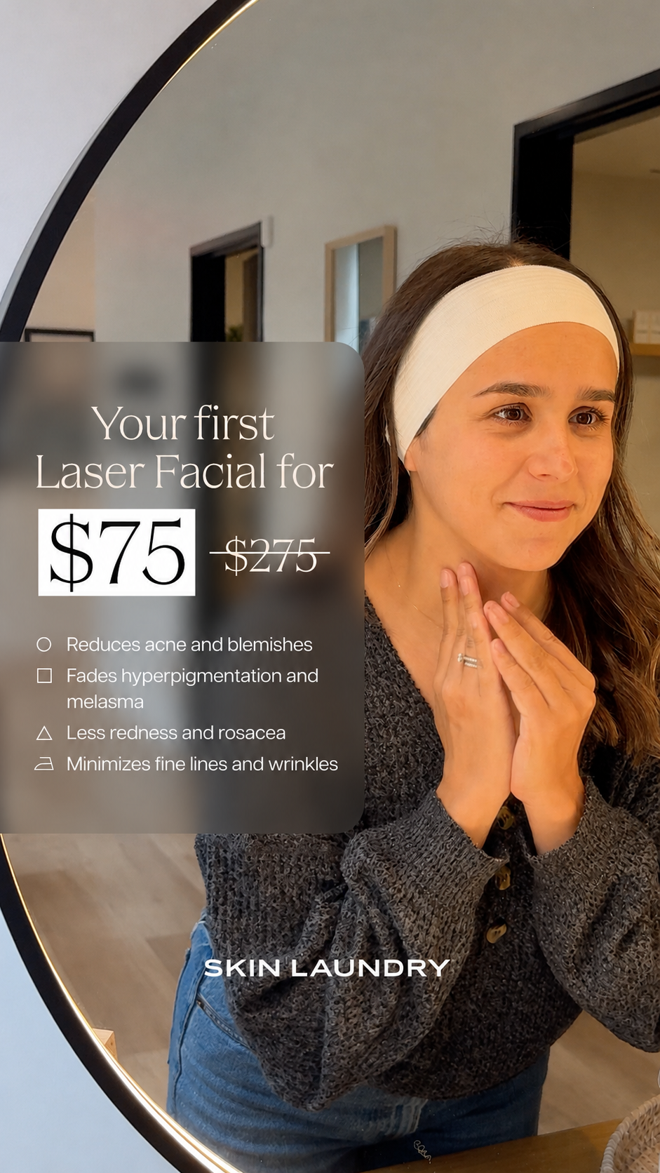 Skin Laundry Facebook ad