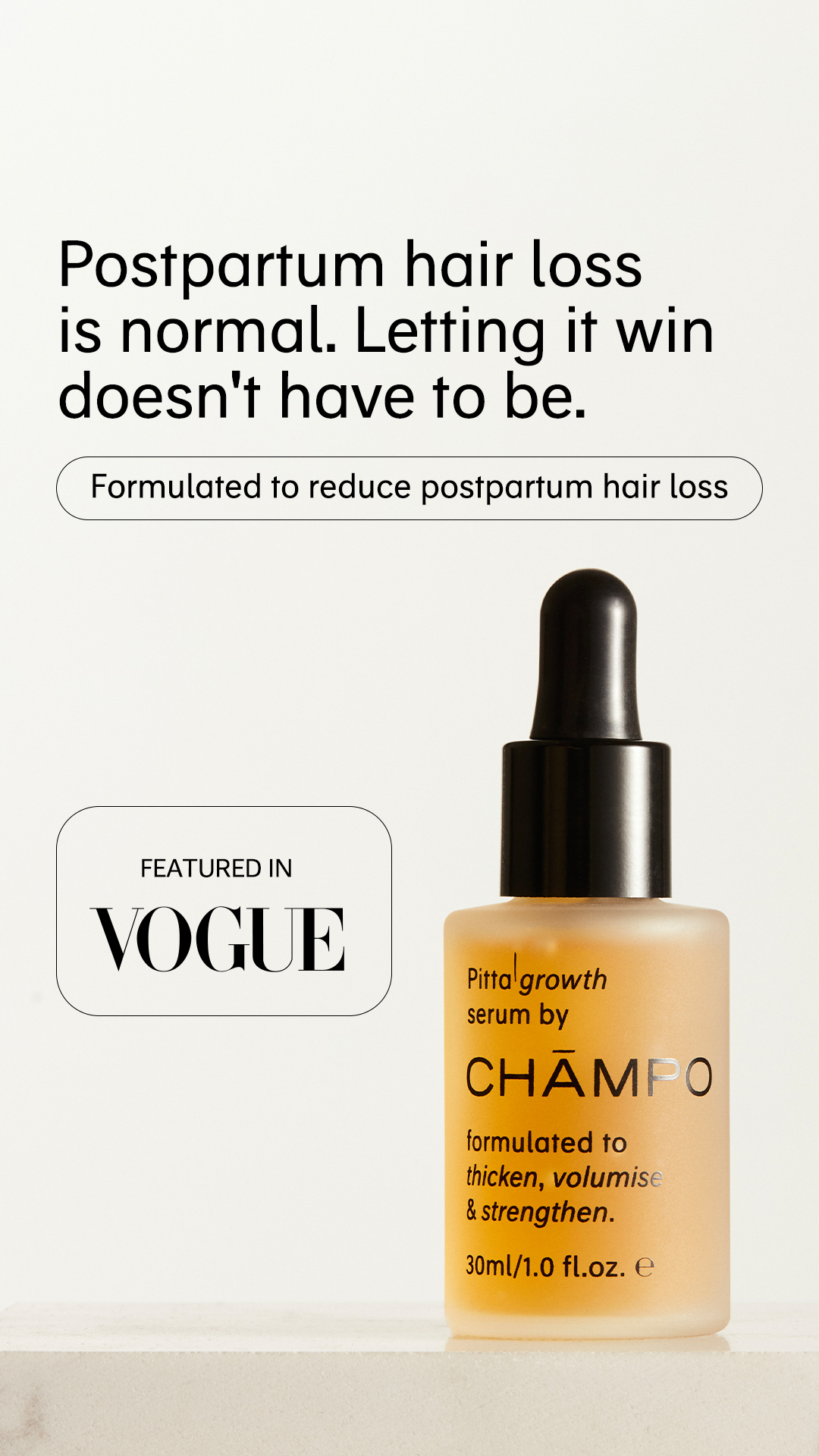 Chāmpo Haircare Facebook ad