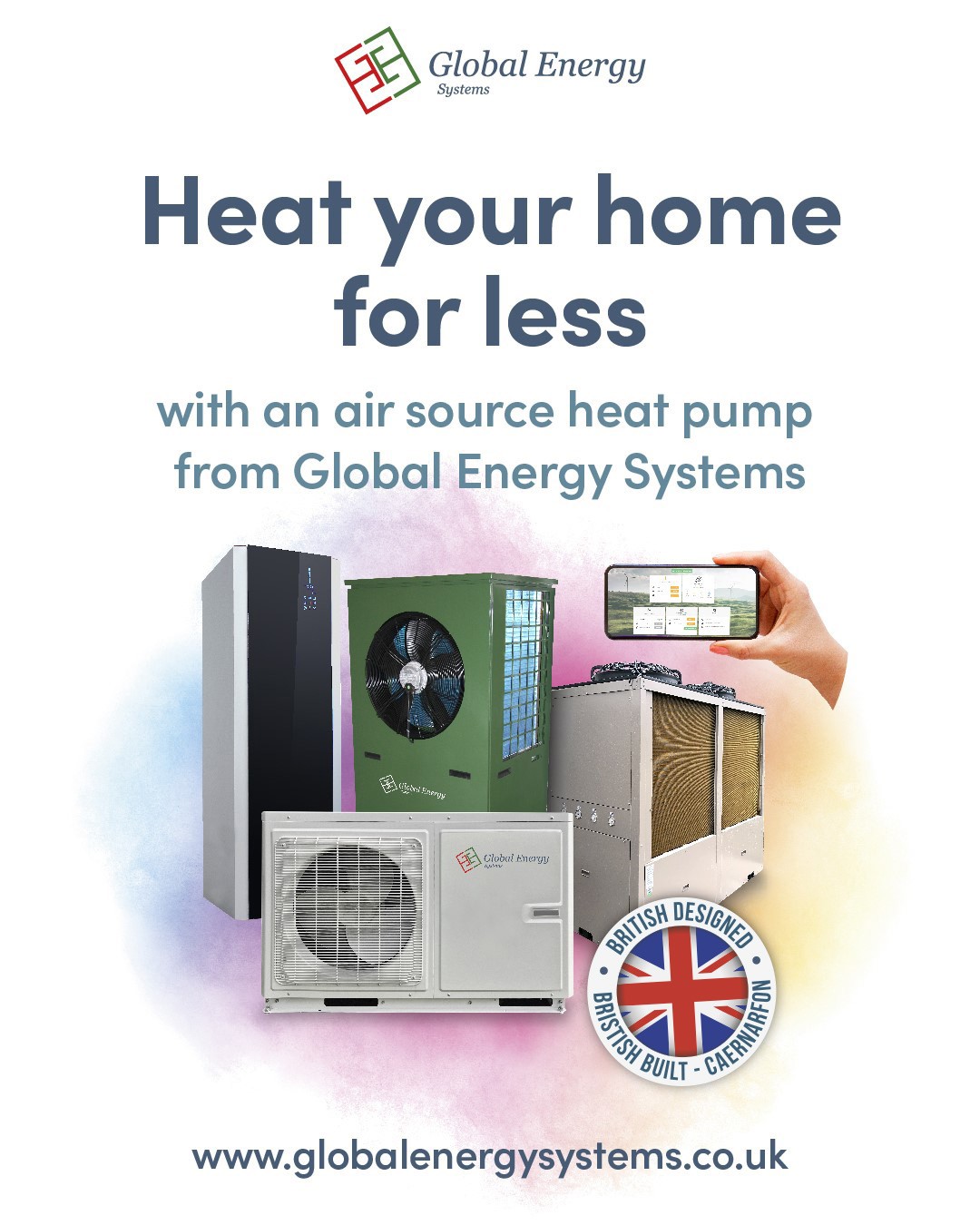 Global Energy Systems Limited Facebook ad: Engineered Heat Pump Solutions for M&E Projects