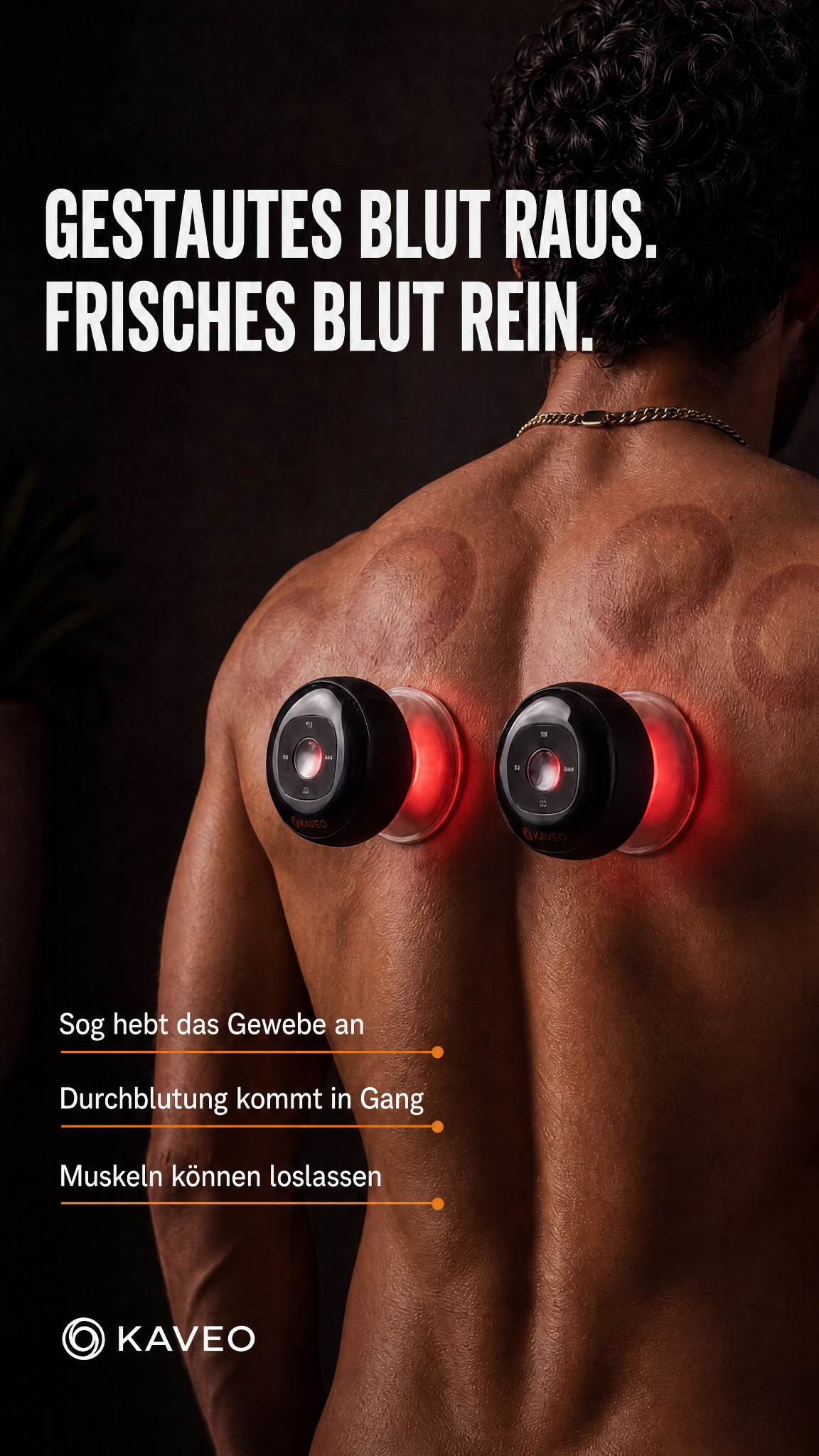 Kaveo Facebook ad: Schröpfen. Aber modern.