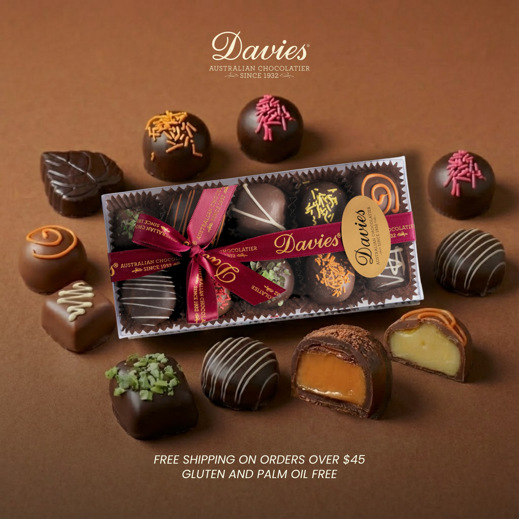 Davies Chocolates Pty Ltd Facebook ad: Order Your Box Today