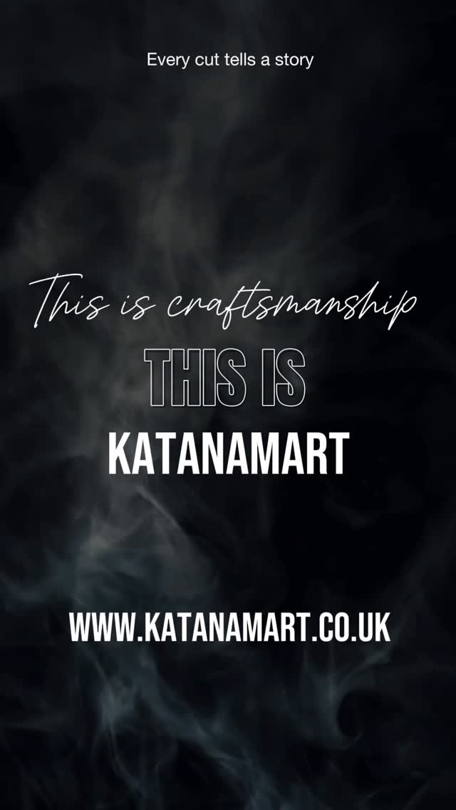 Katanamart Deutschland Facebook ad: Premium Japanese swords, hand-forged the old way.