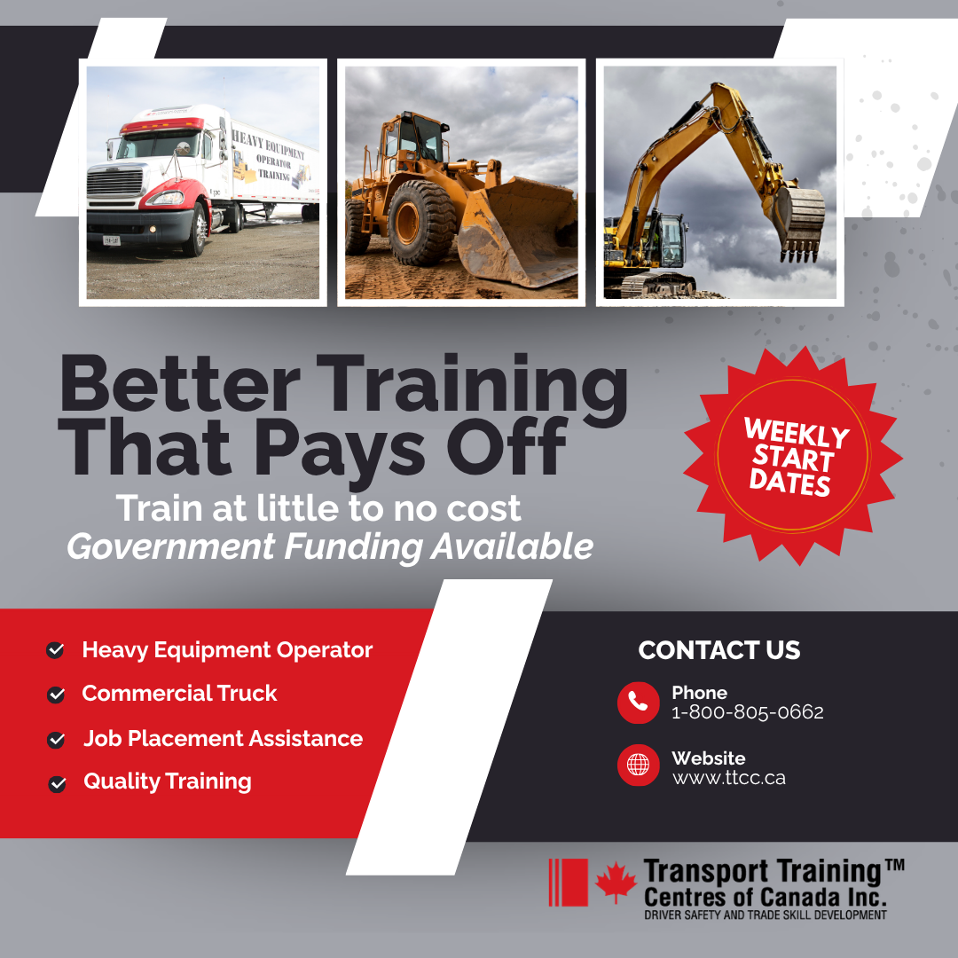Transport Training Centres of Canada - TTCC Facebook ad from Aug 4, 2026