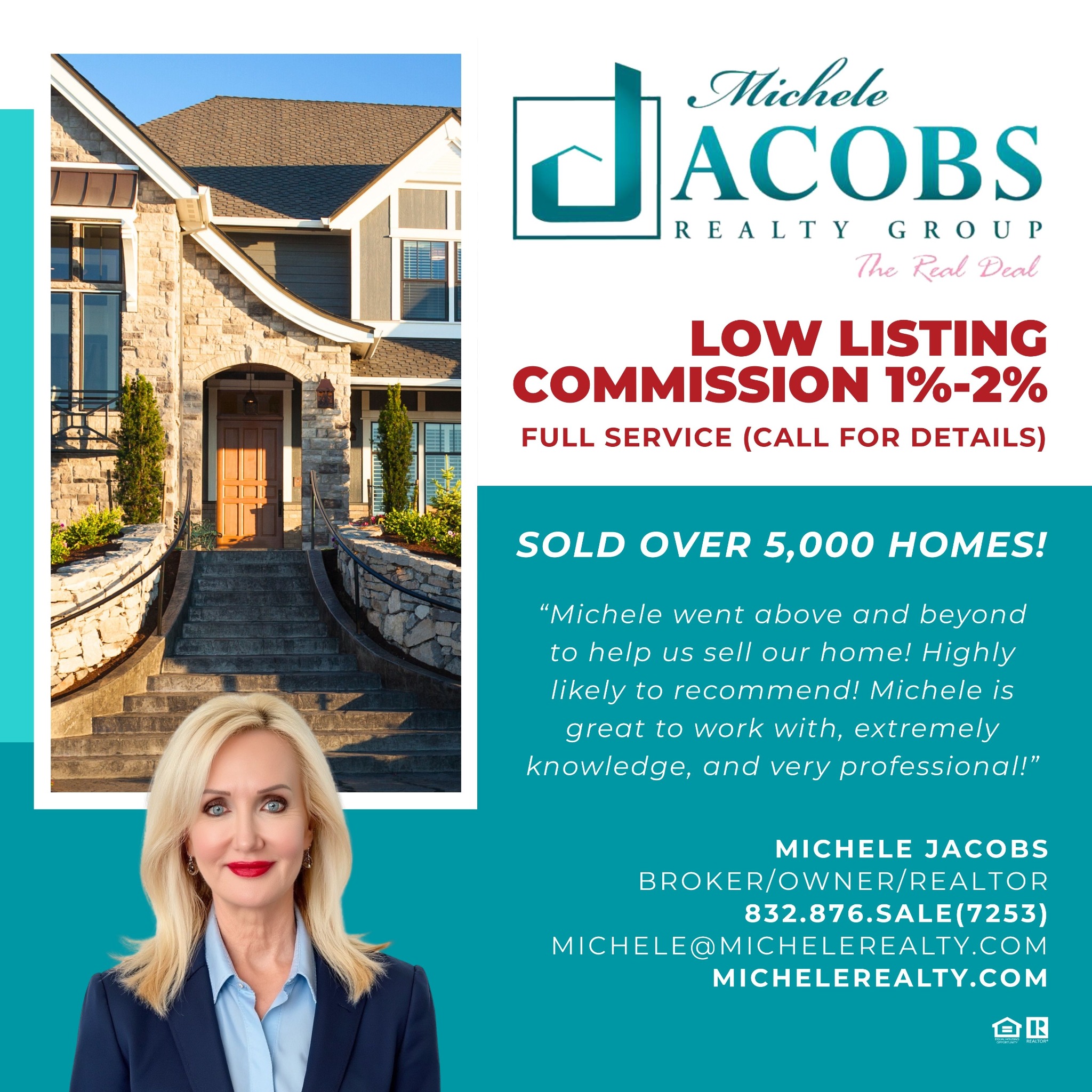 Michele Jacobs Realty Group Facebook ad: Platinum Real Estate Agent - Michele Jacobs