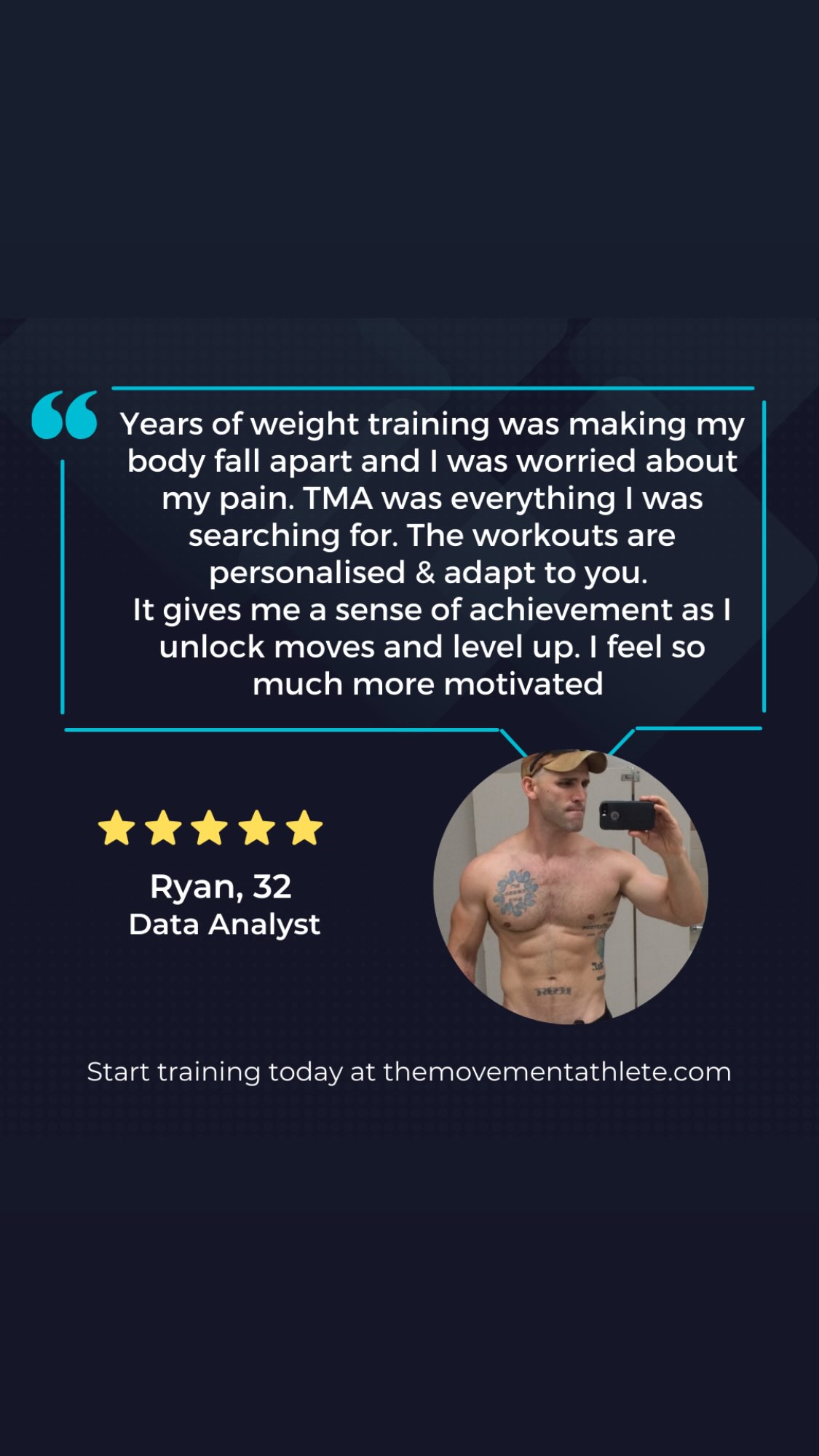 The Movement Athlete Facebook ad