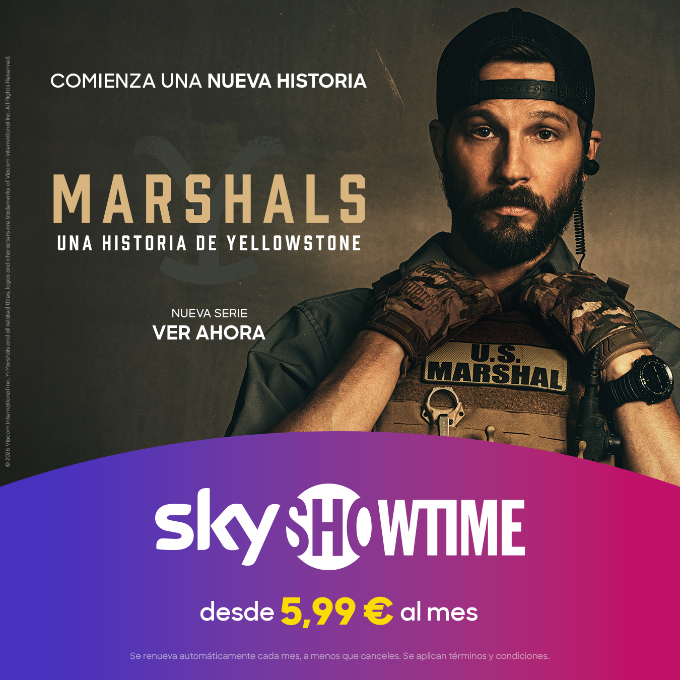 SkyShowtime Facebook ad