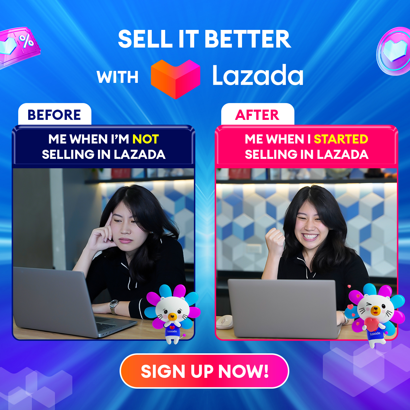 Lazada Facebook ad