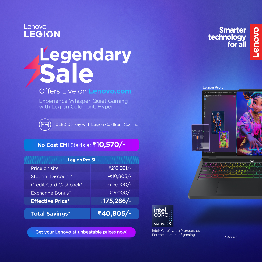 Lenovo India Facebook ad