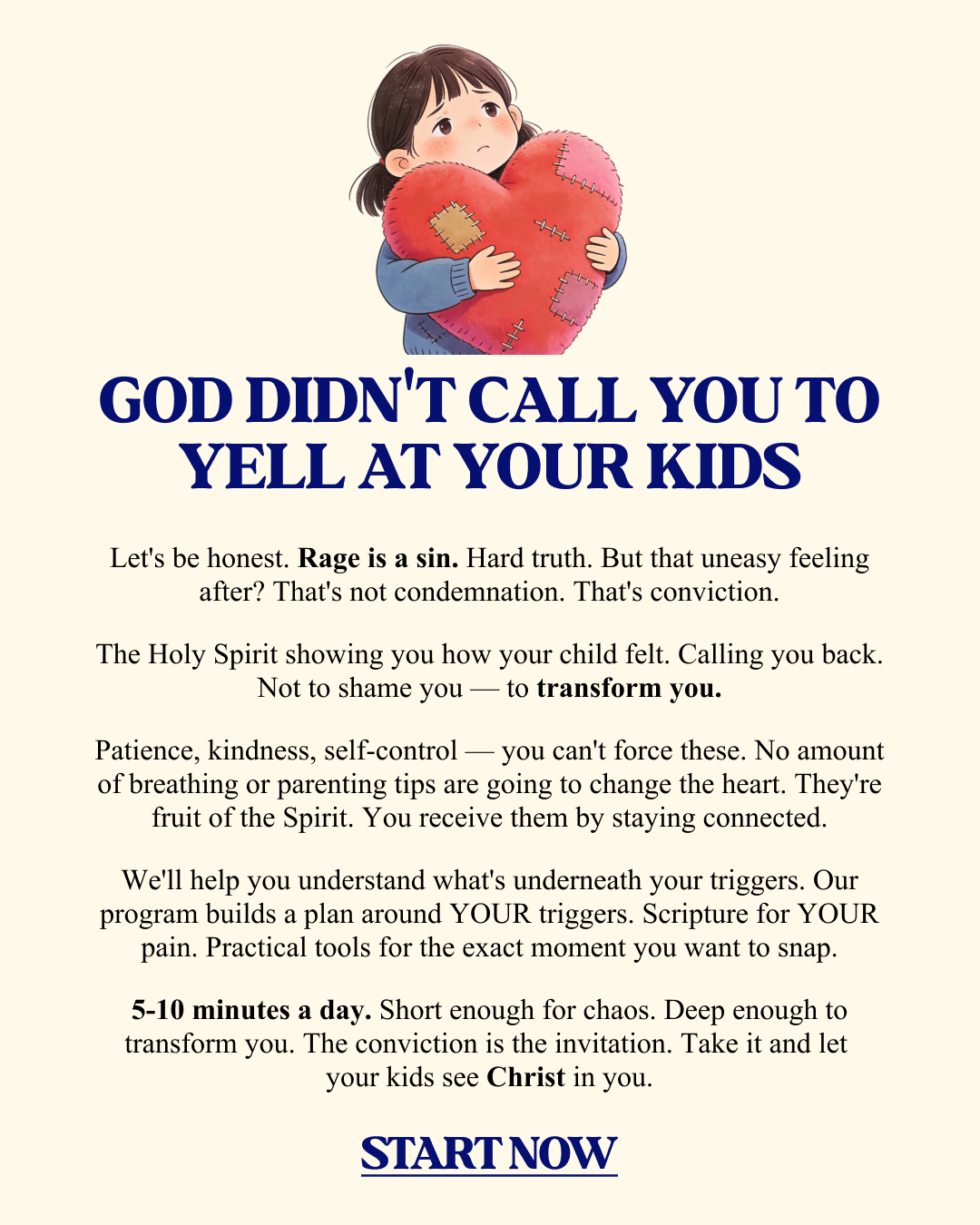 Maggie Grace Facebook ad: Parent Like Christ Let the Holy Spirit transform you…