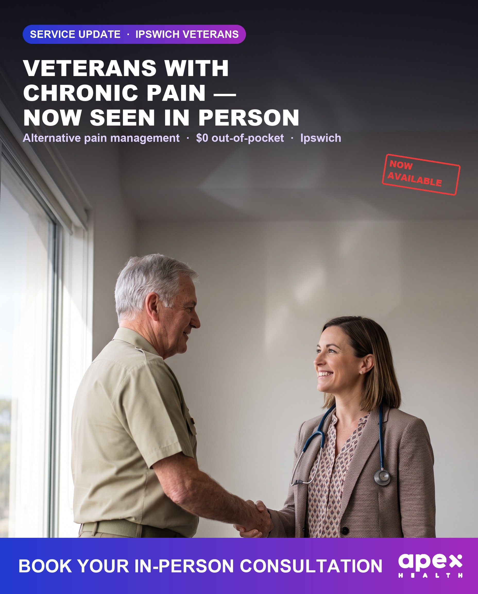 Apex Health Facebook ad from Jul 3, 2026