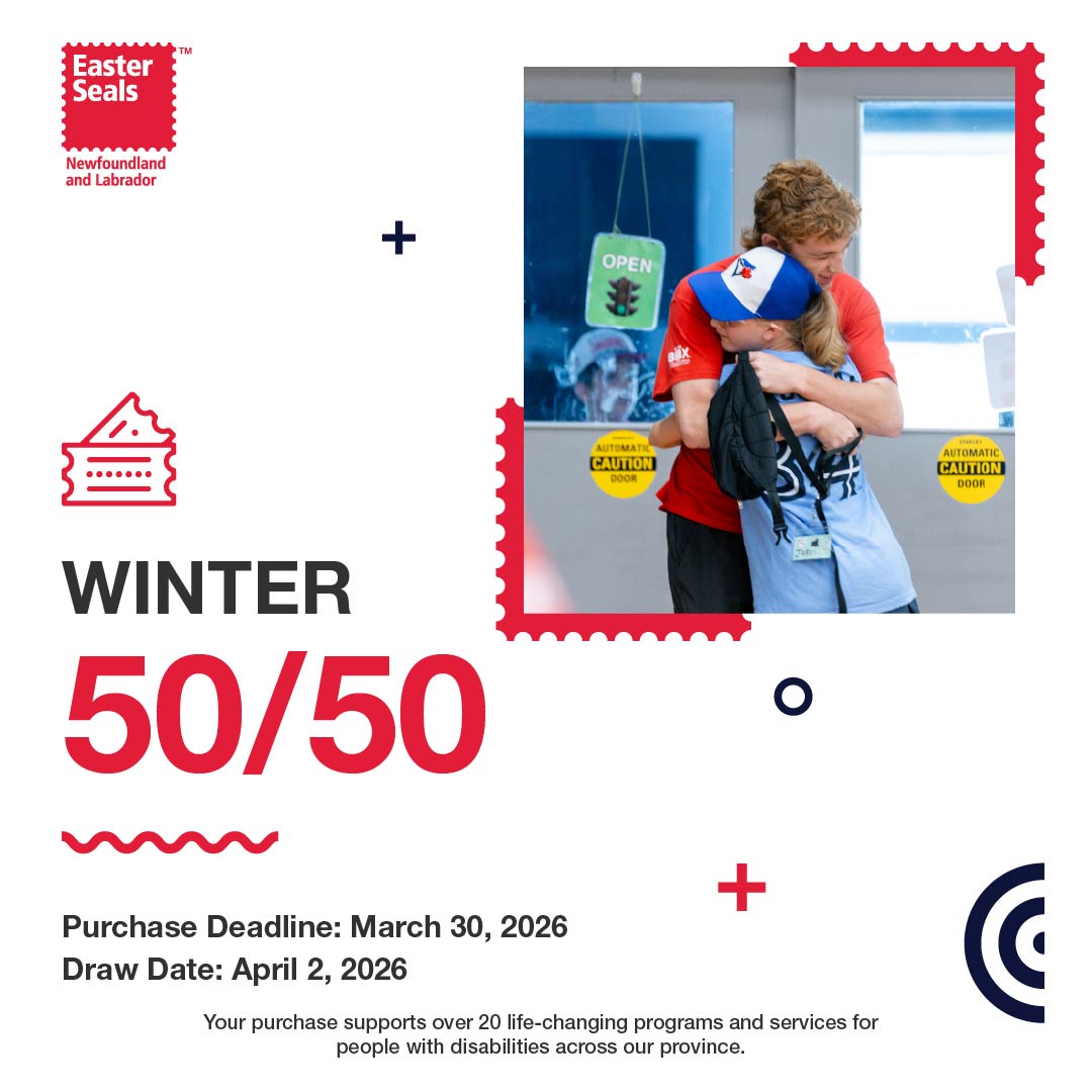 Easter Seals NL Facebook ad: Support ESNL! Purchase Today!