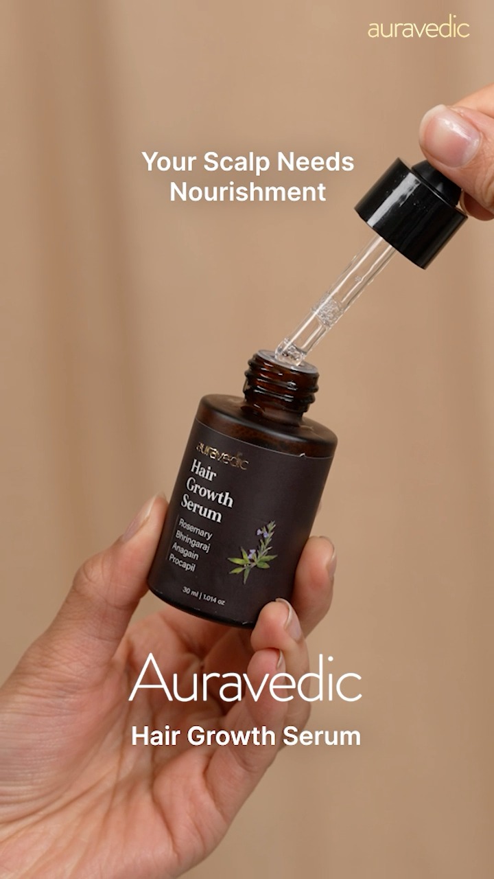 Auravedic Facebook ad: Hair fall can affect more than just your…