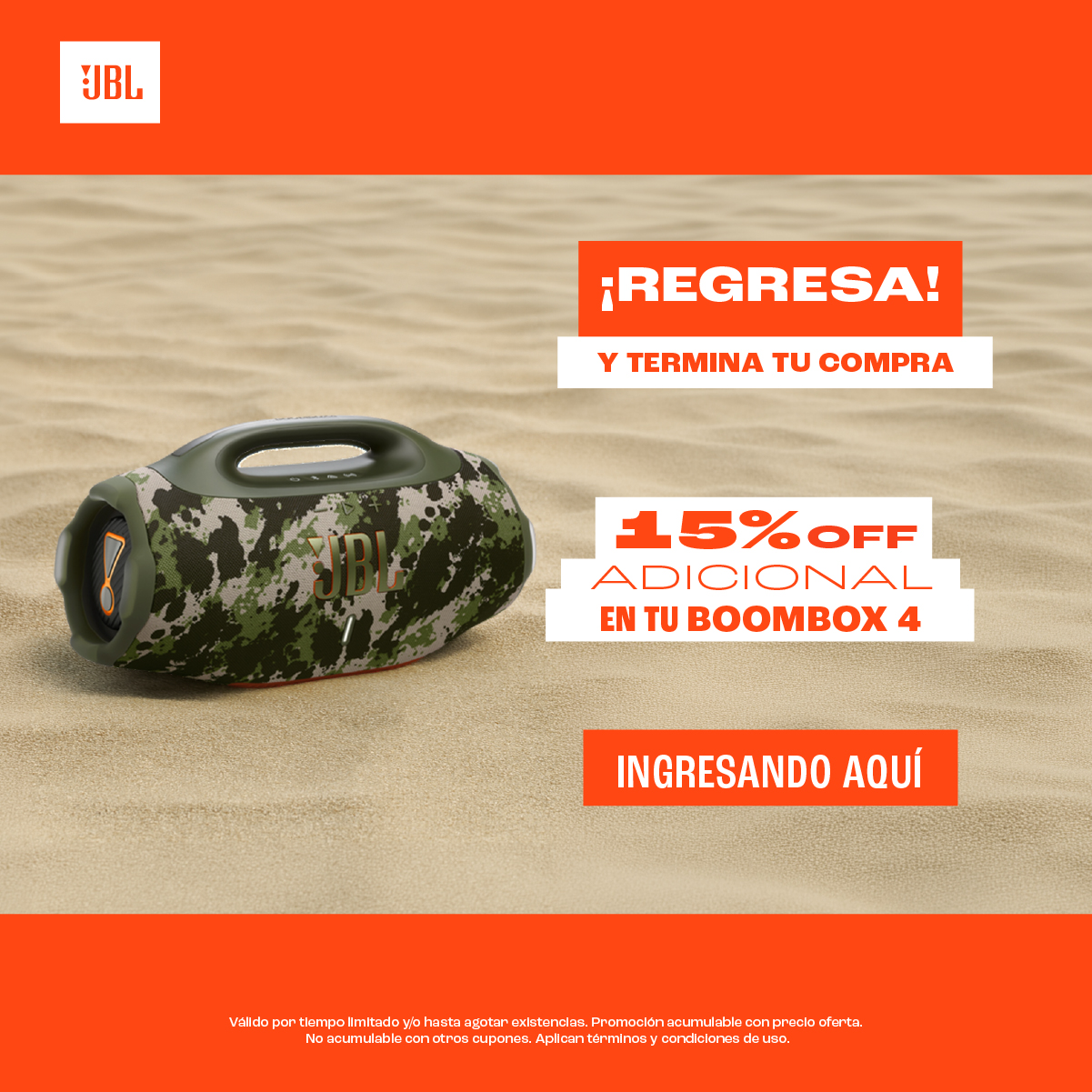 JBL Colombia Facebook ad from Feb 18, 2026