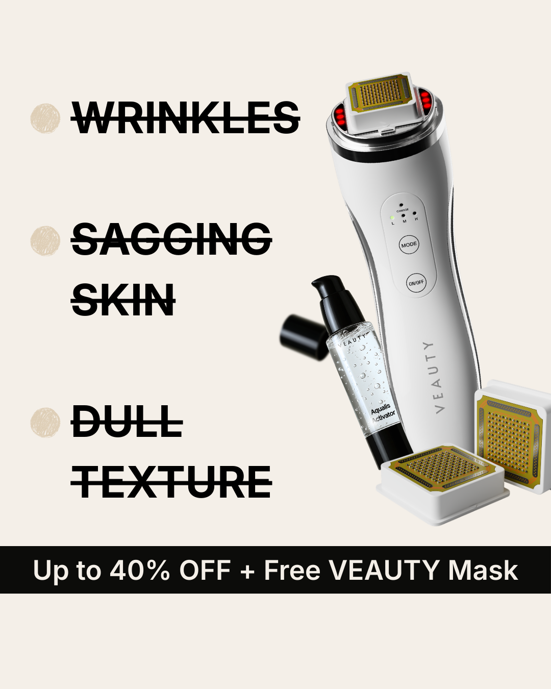 Veauty Facebook ad