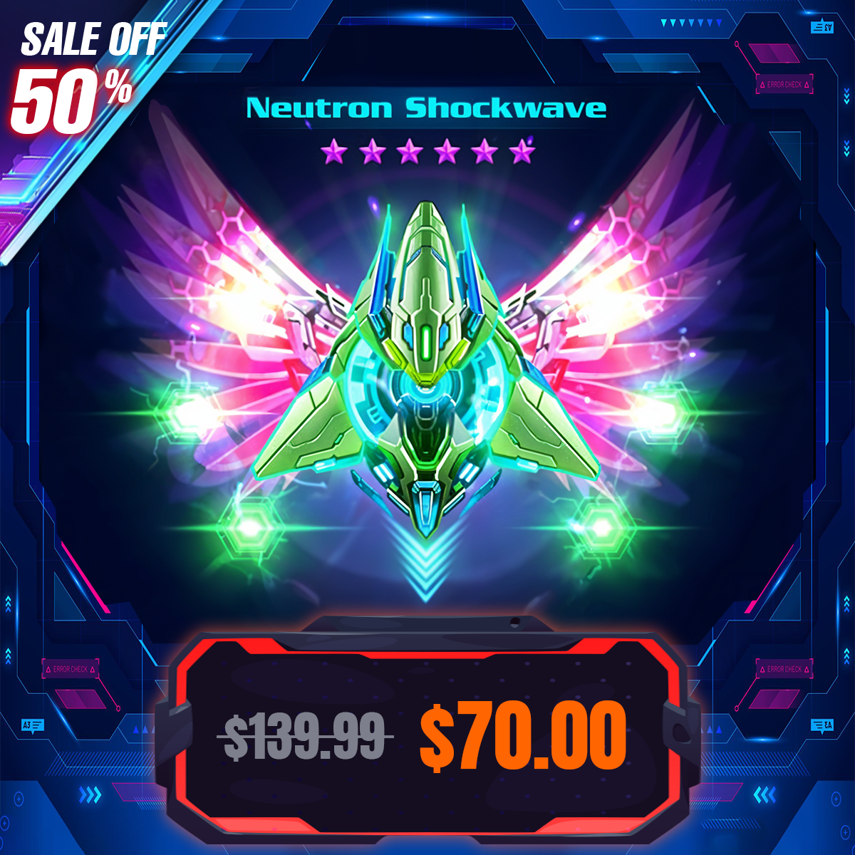 Galaxy Attack: Alien Shooter ad creative