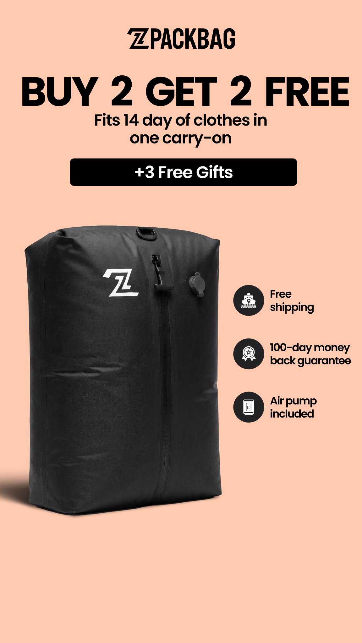2packbag Facebook ad