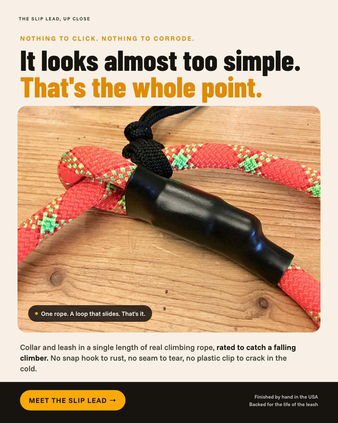 Mountain Dog Products Facebook ad