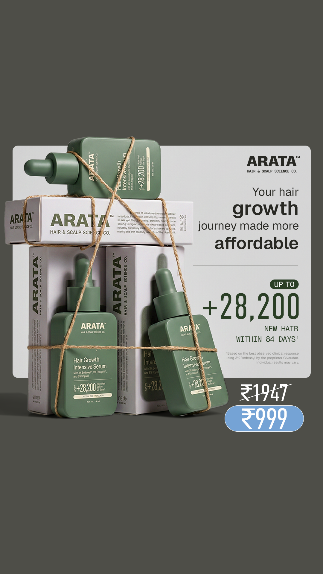  Arata Hair Care Facebook ad